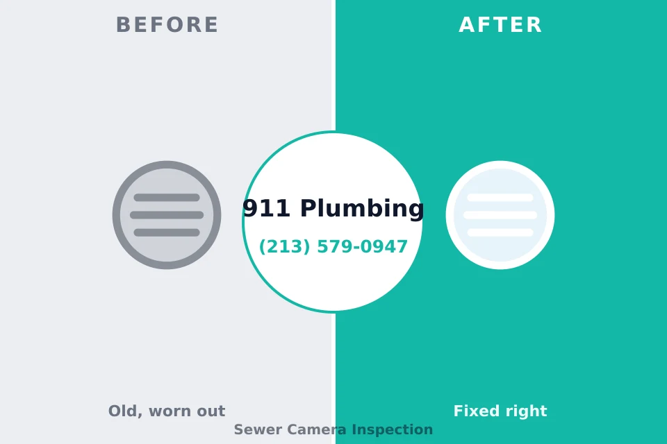 Before and after: plumbing repair Dodson Branch, TN
